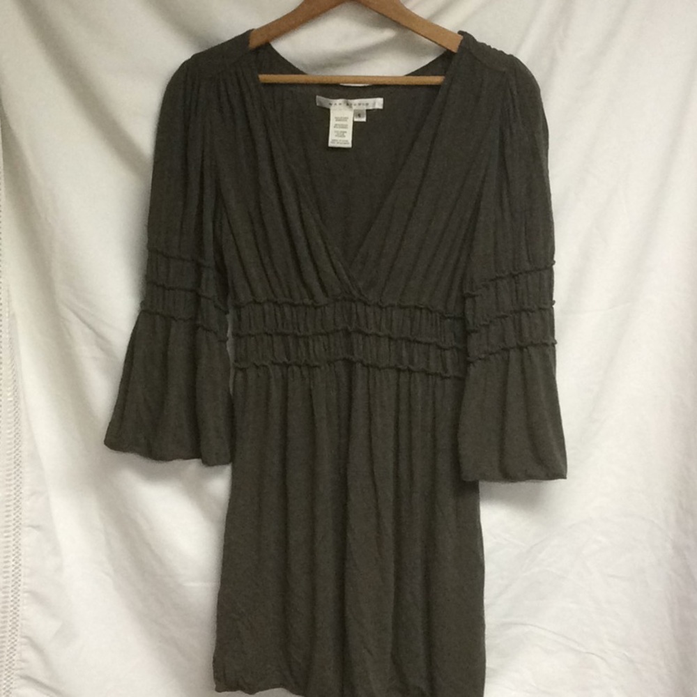 Max Studio boho jersey knit mini dress